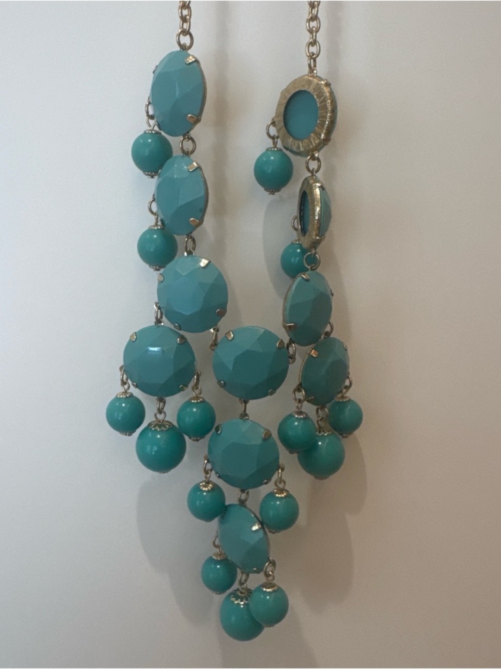 Turquoise Bubble Statement Necklace - Women Jewelry